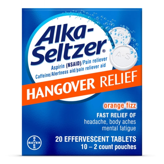 Alka-Seltzer Hangover Relief Eff Tablets — 30 Per Case