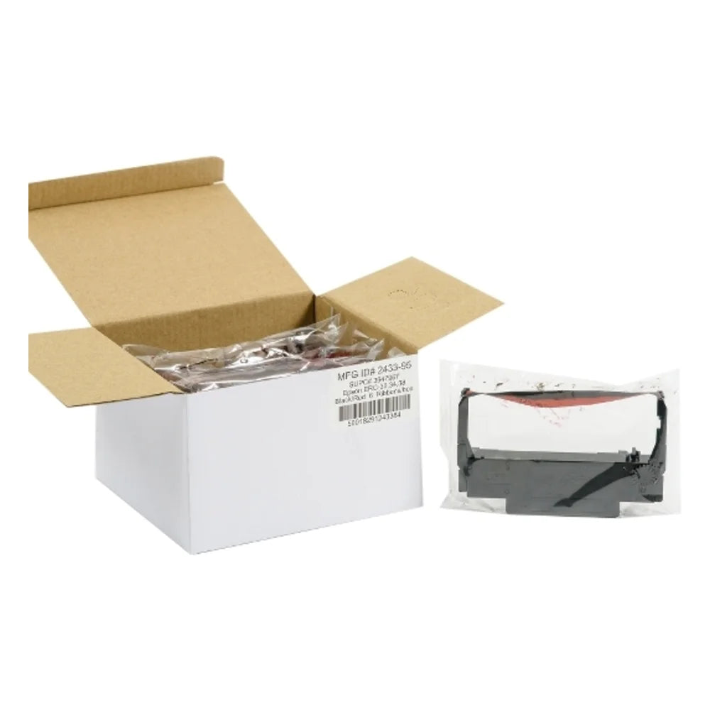 National Checking Cartridge Ribbon Red & Black Erc38 — 6 Per Case