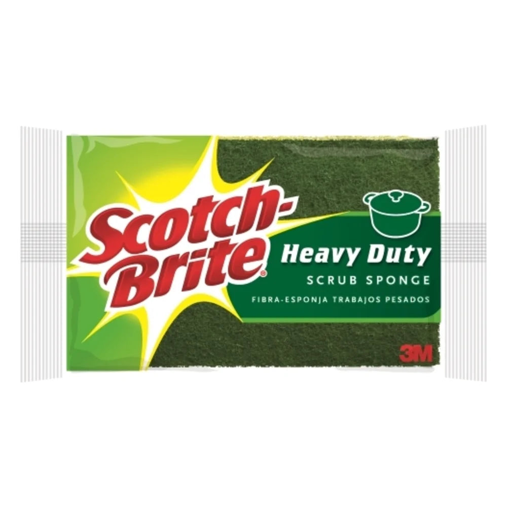 Scotch-Brite Heavy Duty Scrub Sponge, 1 Count — 12 Per Case