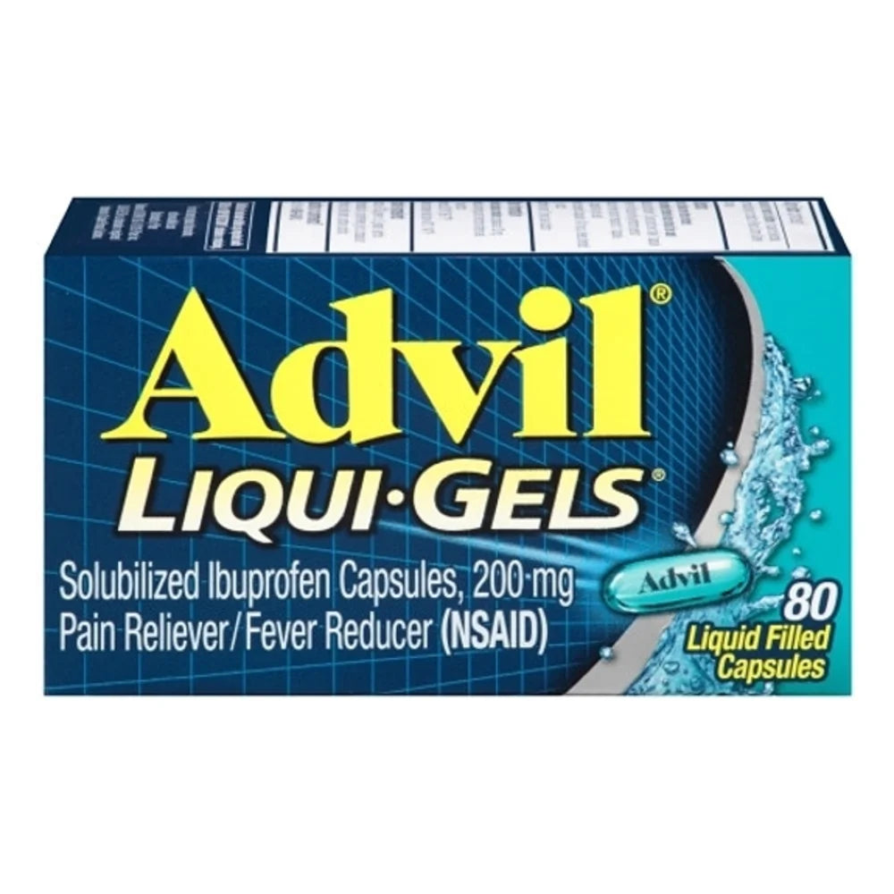 Advil Liquid Gels, 80 Each — 6 Per Case