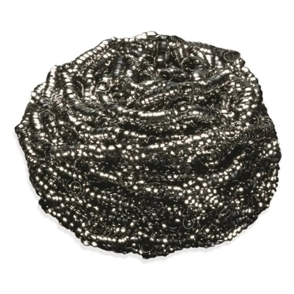 Disco Essentials Extra Large Stainless Steel Scrubber — 1 Per Case