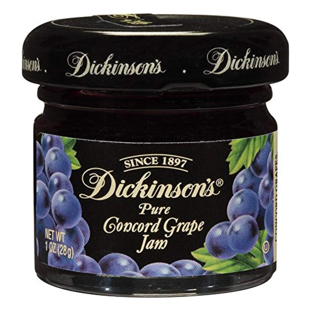 Dickinson Grape Jam, 1 Ounce — 72 Per Case