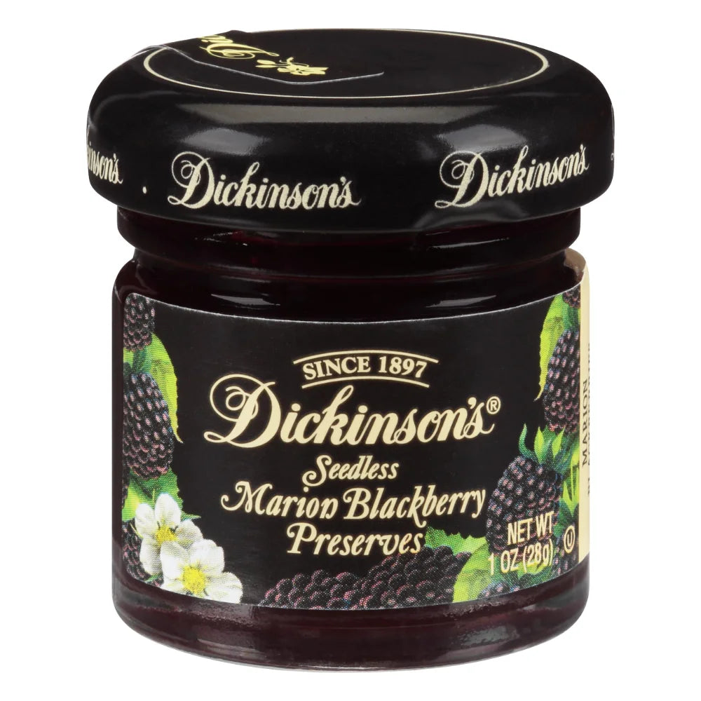 Dickinson Seedless Blackberry Preserves, 1 Ounce — 72 Per Case