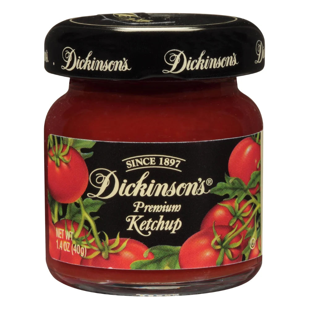Dickinson Ketchup Single Serve Jars, 1.4 Ounce — 72 Per Case