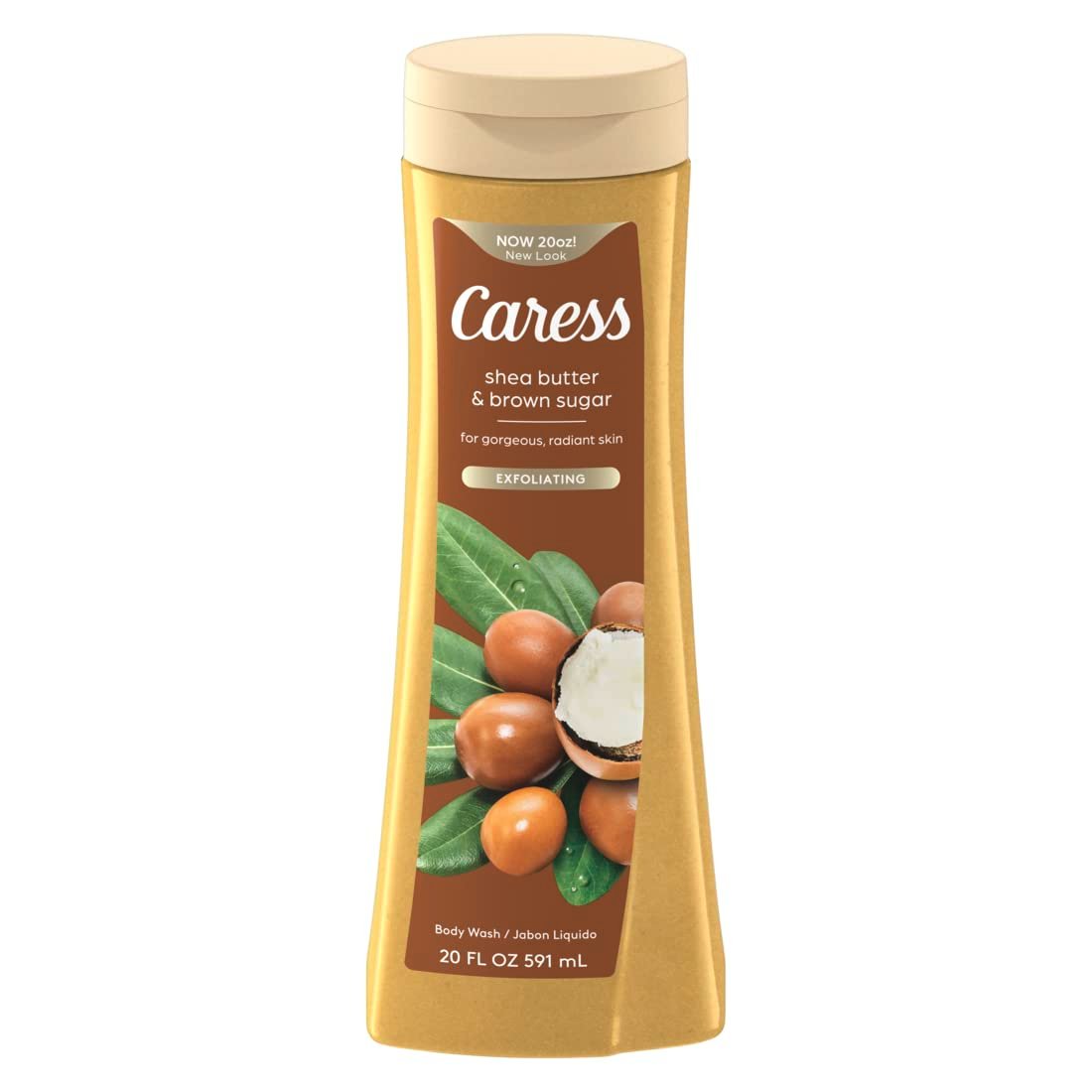 Caress Body Wash Shea Butter & Brown Sugar (20 oz)/4pk