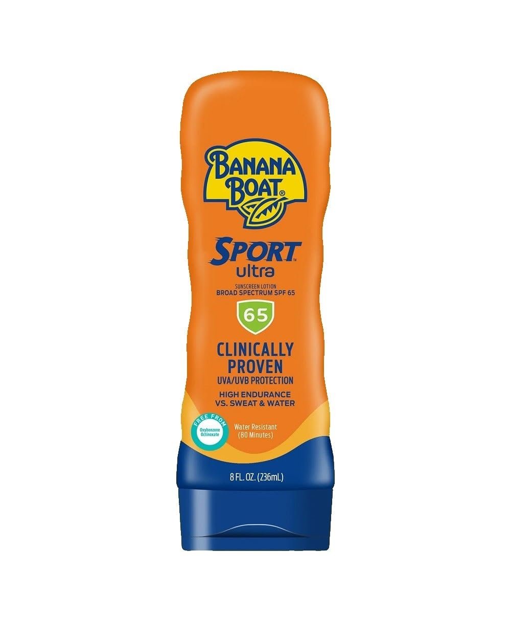Banana Boat Sport Ultra Sunscreen Lotion SPF 65 (8 oz)/12pk