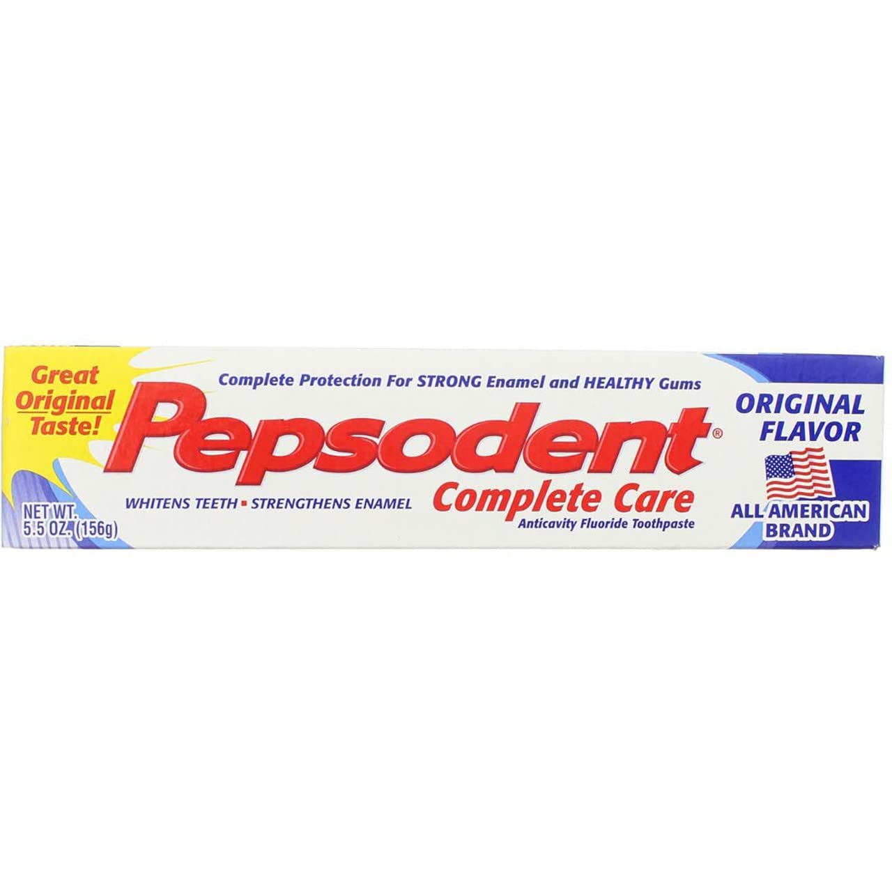 Pepsodent Complete Care Toothpaste Original (5.5 oz, 6 Pack)/24pk