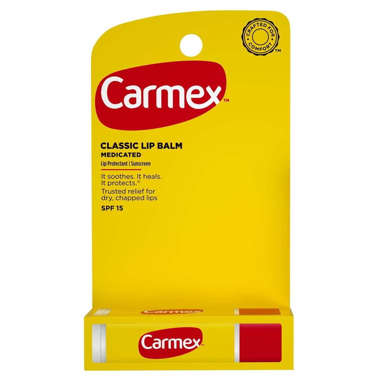 Carmex Lip Balm Original SPF 15 (0.15 oz, 5 Pack)/144pk