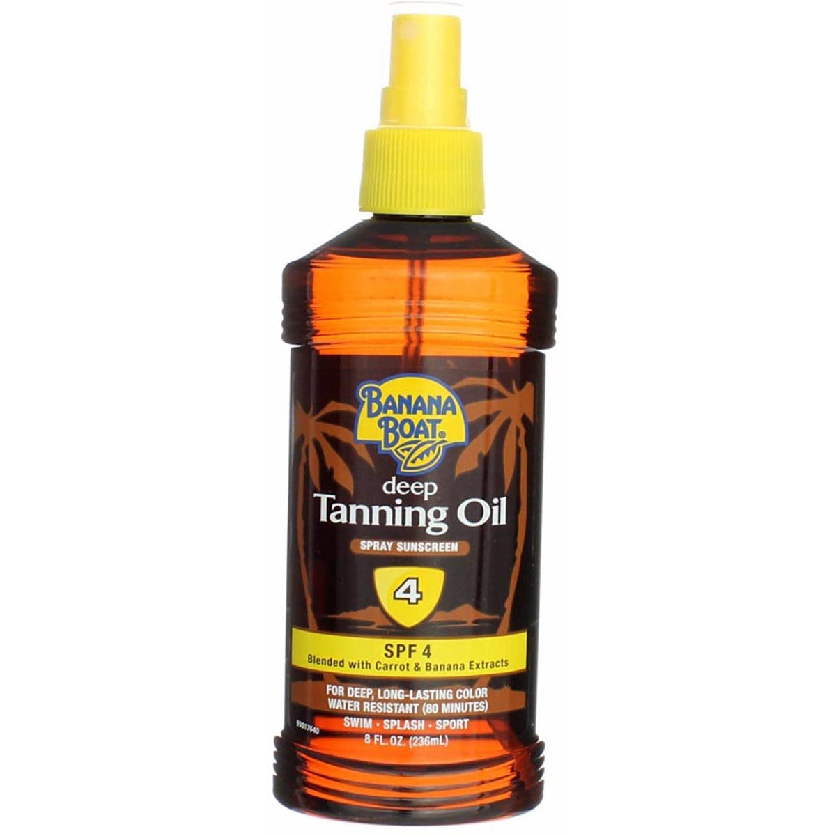 Banana Boat Dark Tanning Oil Spray SPF 4, 8 oz — 12 Per Case