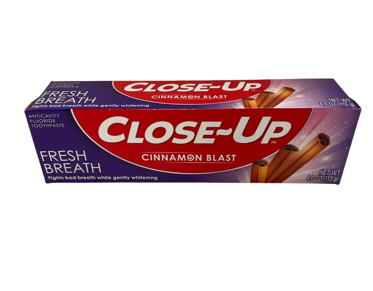 Close-Up Anti-Cavity Toothpaste, Cinnamon (4 oz, 2 Pack)/24pk