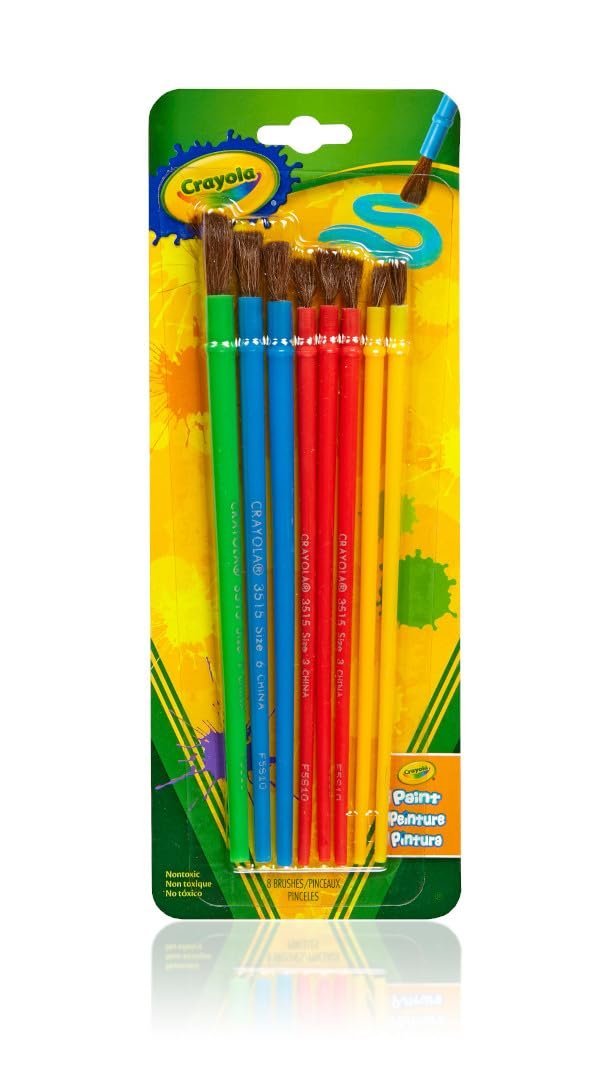 Crayola Paint Brush Set (8 Count)/12pk