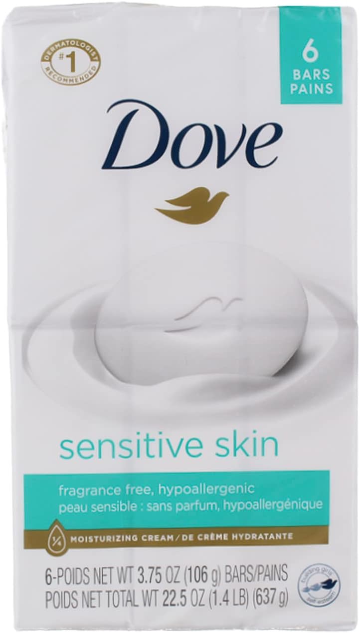 Dove Bar Sensitive, 3.75 oz, 6 pk — 12 Per Case