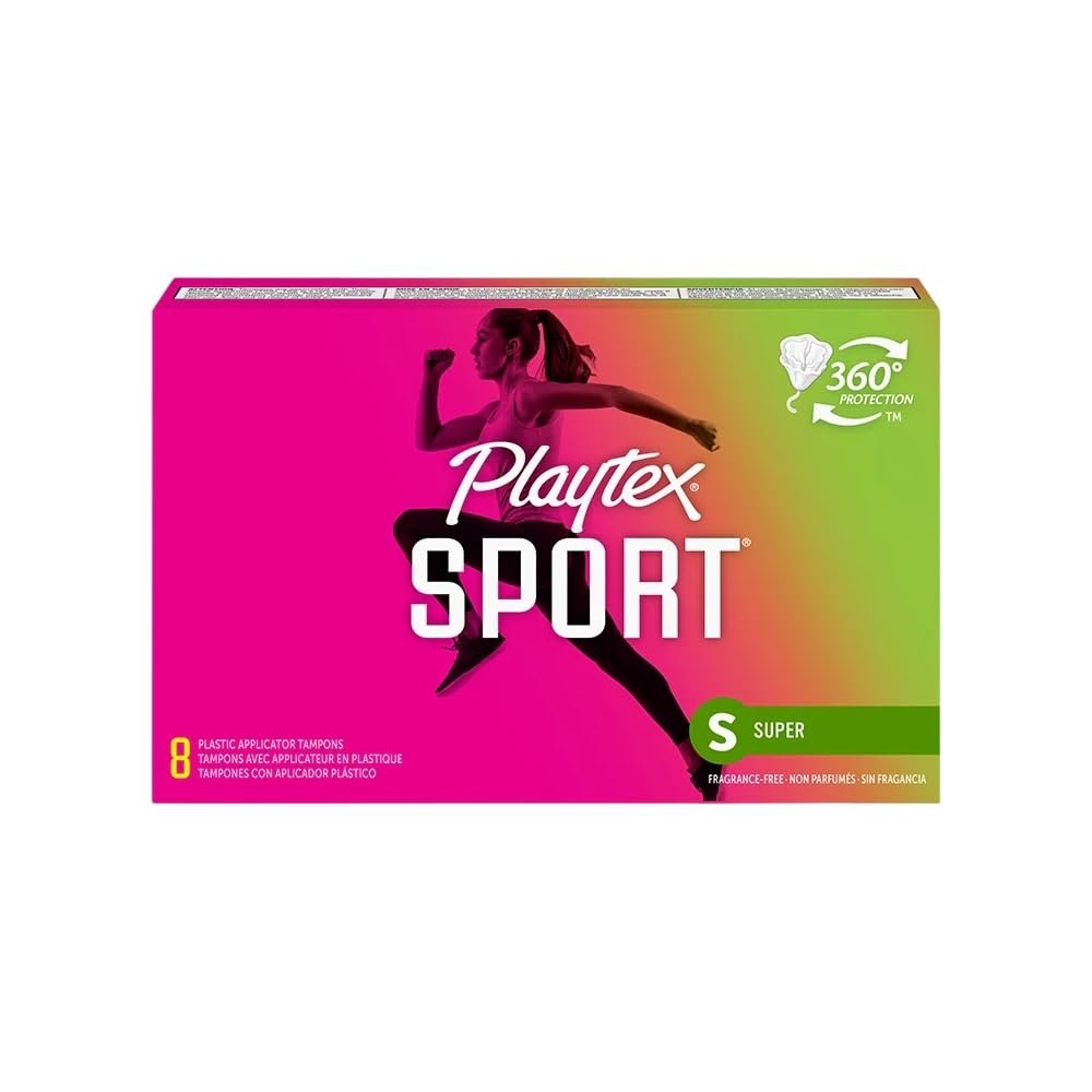 Playtex Sport Tampons Super Absorbency/6pk