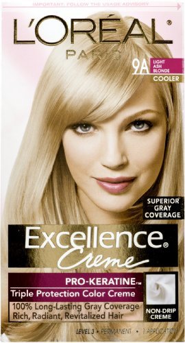 L’Oréal Excellence Hair Color 9A Light Ash Blonde (Pack of 4)/12pk