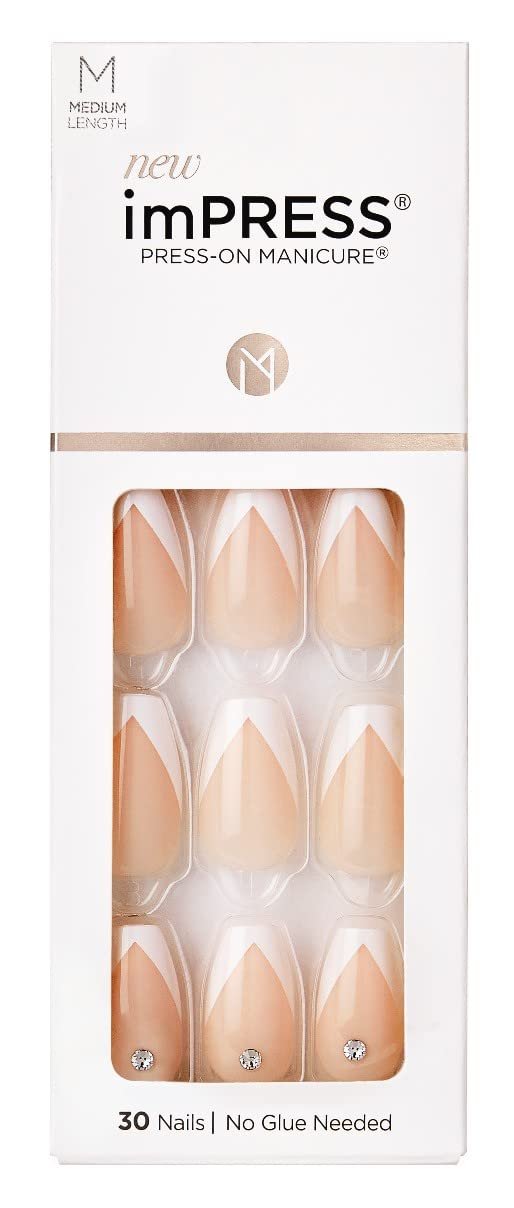 Kiss Impress Press-On Nails "So French" (30 ct, 3-pack)/36pk