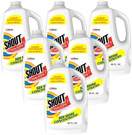 Shout Laundry Liquid Refill, 60 oz — 4 Per Case