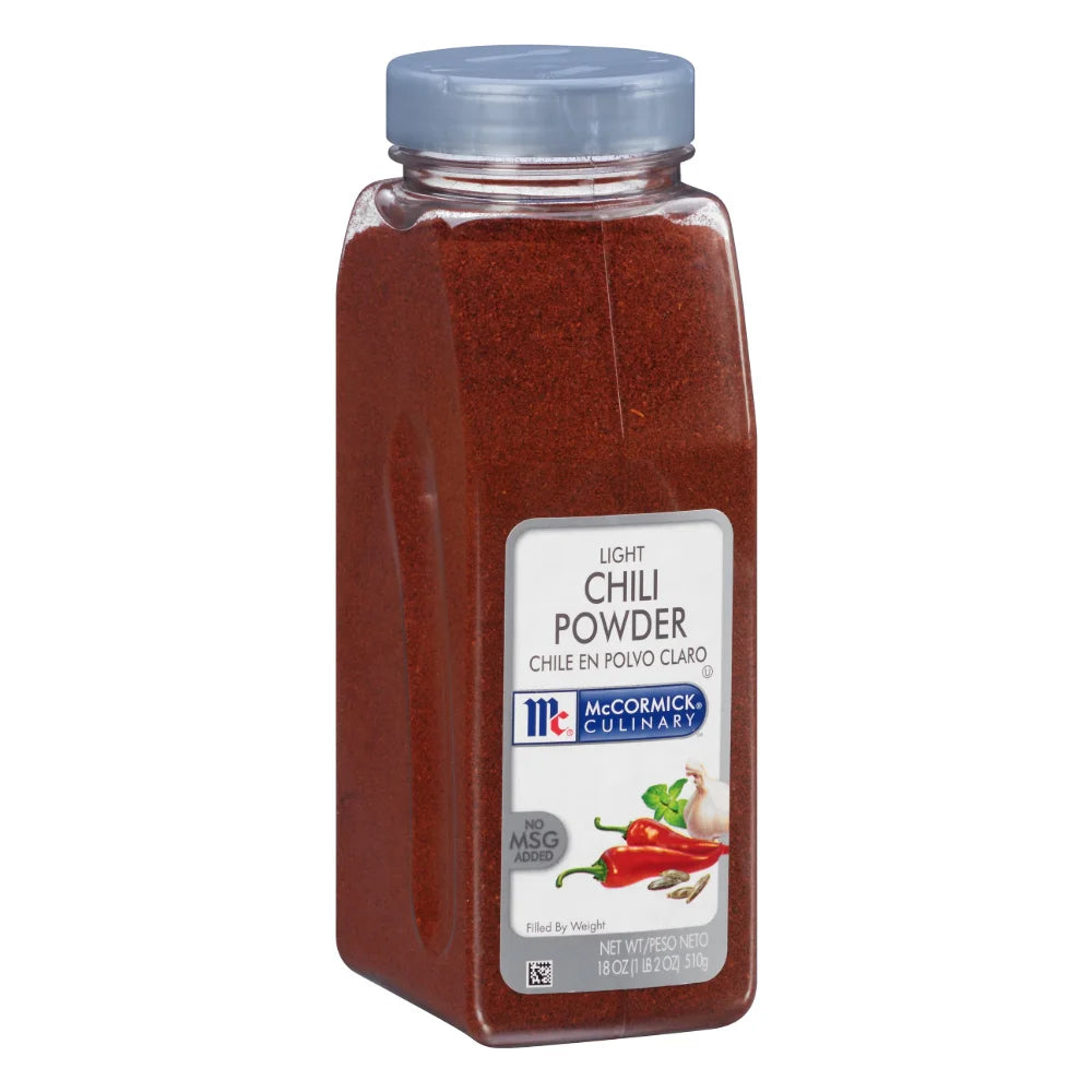 McCormick Culinary Light Chili Powder, 18 Ounce — 6 Per Case