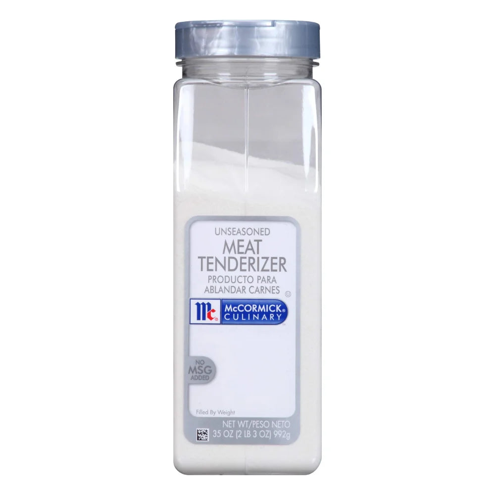 McCormick Culinary Unseasoned Meat Tenderizer, 35 Ounce — 6 Per Case
