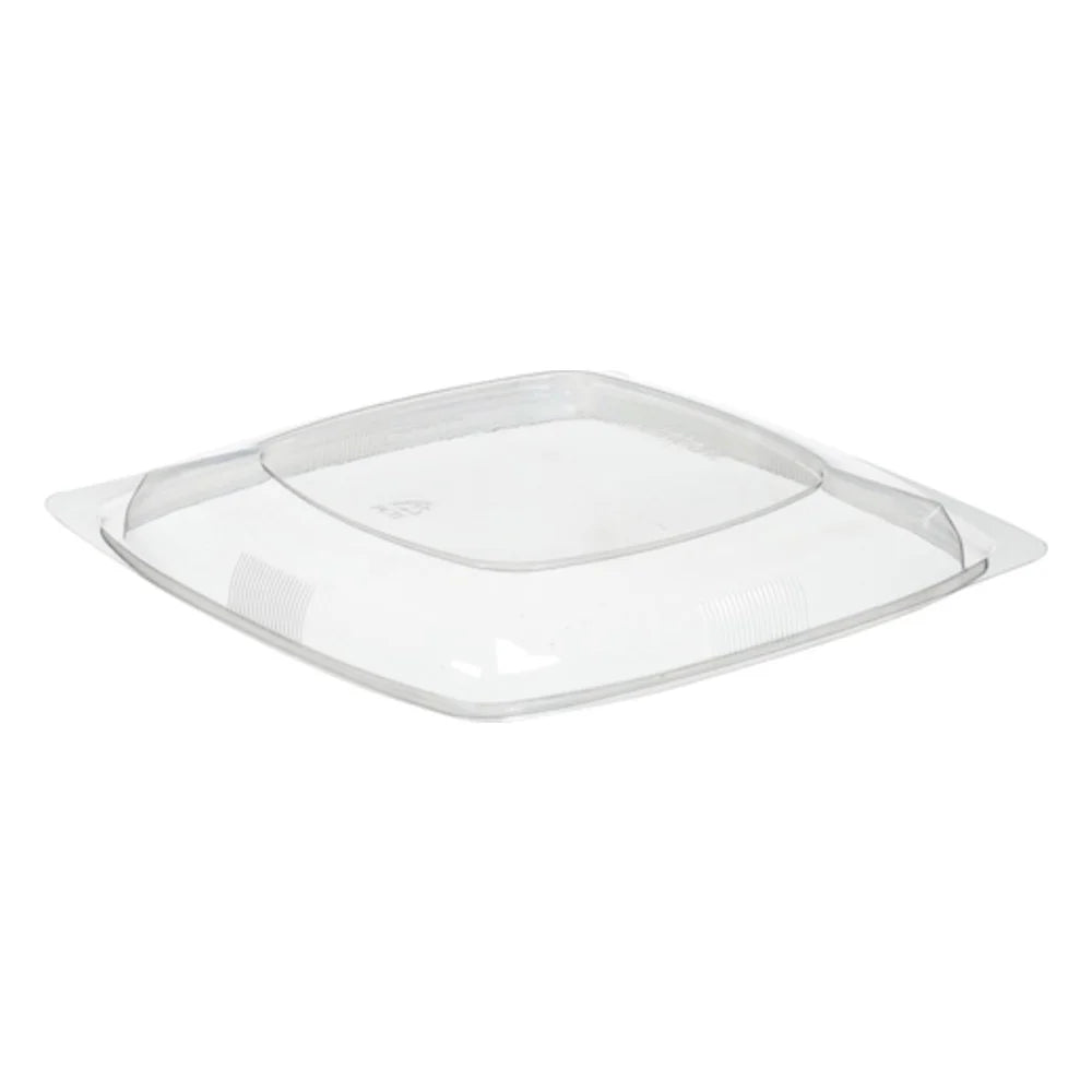 Par-Pak Dome Lid Medium Square Clear Thermoformed — 1 Per Case
