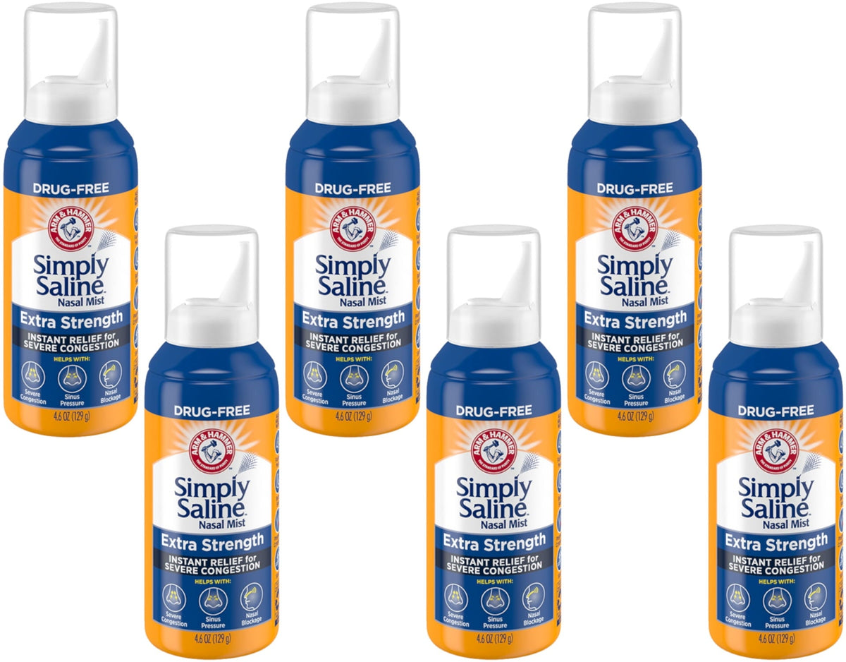 Simply Saline Allergy & Sinus, 4.6 oz — 24 Per Case