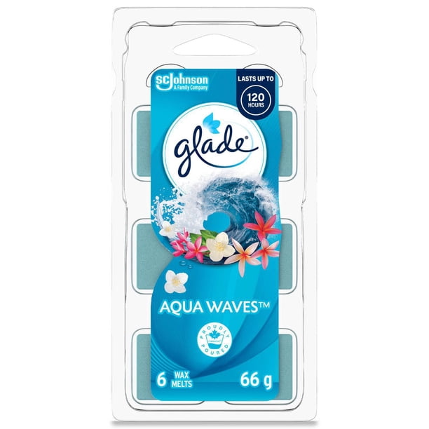 Glade Wax Melts Aqua Waves 6 ct, 2.3 oz — 8 Per Case