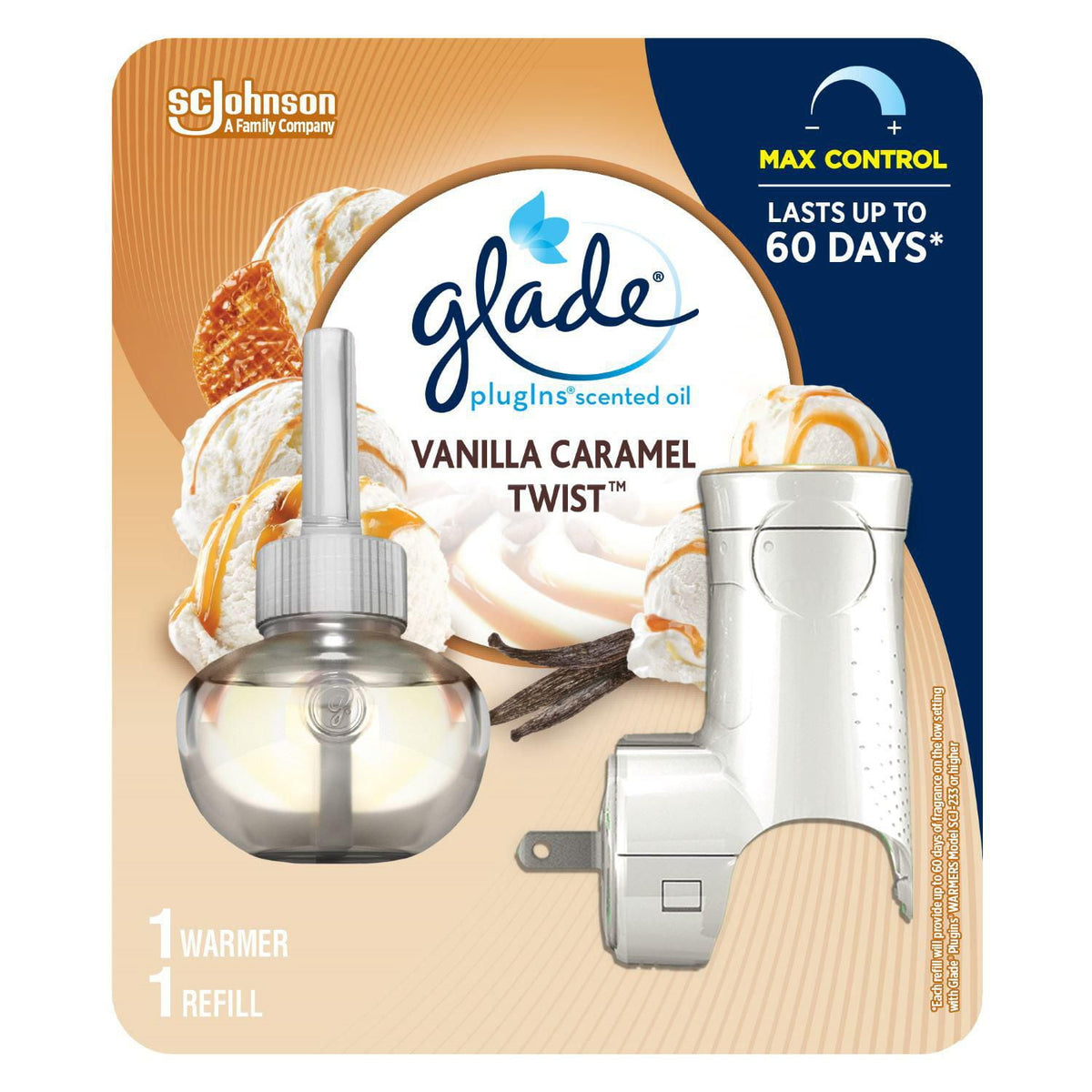 Glade Piso Refill - Vanilla Caramel Twist, 0.67 oz — 12 Per Case