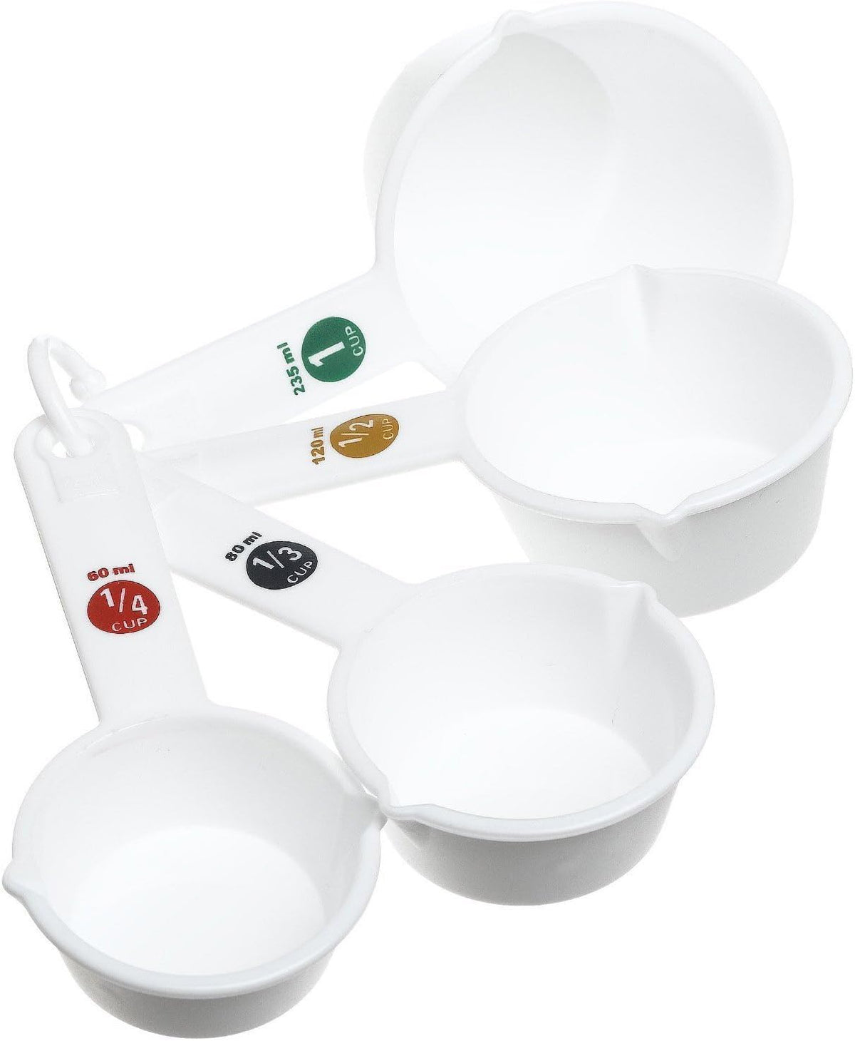 Bradshaw Good Cook Plastic Measuring Cups, 4 pc — 72 Per Case