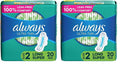 Always Ultra Thin Regular Pads Size 2 (20 ct, 2 pk)/12pk