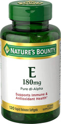 Nature's Bounty Vitamin E Softgels (400 IU, 120 Count, 2 Pack)/24pk