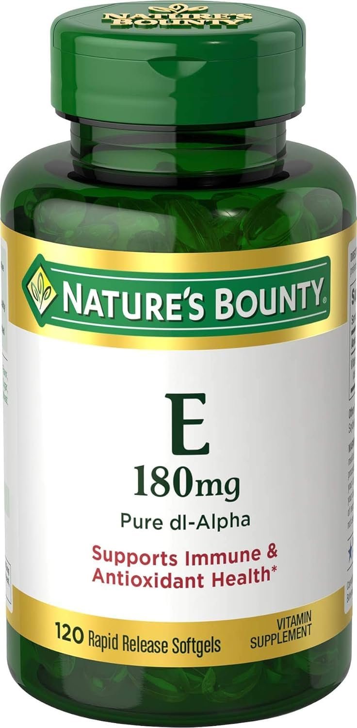 Nature's Bounty Vitamin E Softgels (400 IU, 120 Count, 2 Pack)/24pk