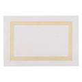 Lapaco Econo Greek Key Straight Edge Gold Placemat, 9" x 13.5" — 1000 Per Case