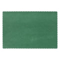 Lapaco Econo Scalloped Solid Colored Hunter Green Placemat — 1 Per Case