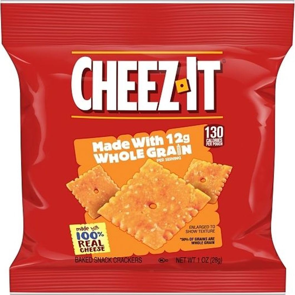 Cheez-It Whole Grain Original Cracker, 1 Ounce — 60 Per Case