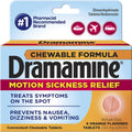 Dramamine Chewable Tablets Orange (8 Count, 4 Pack)/24pk