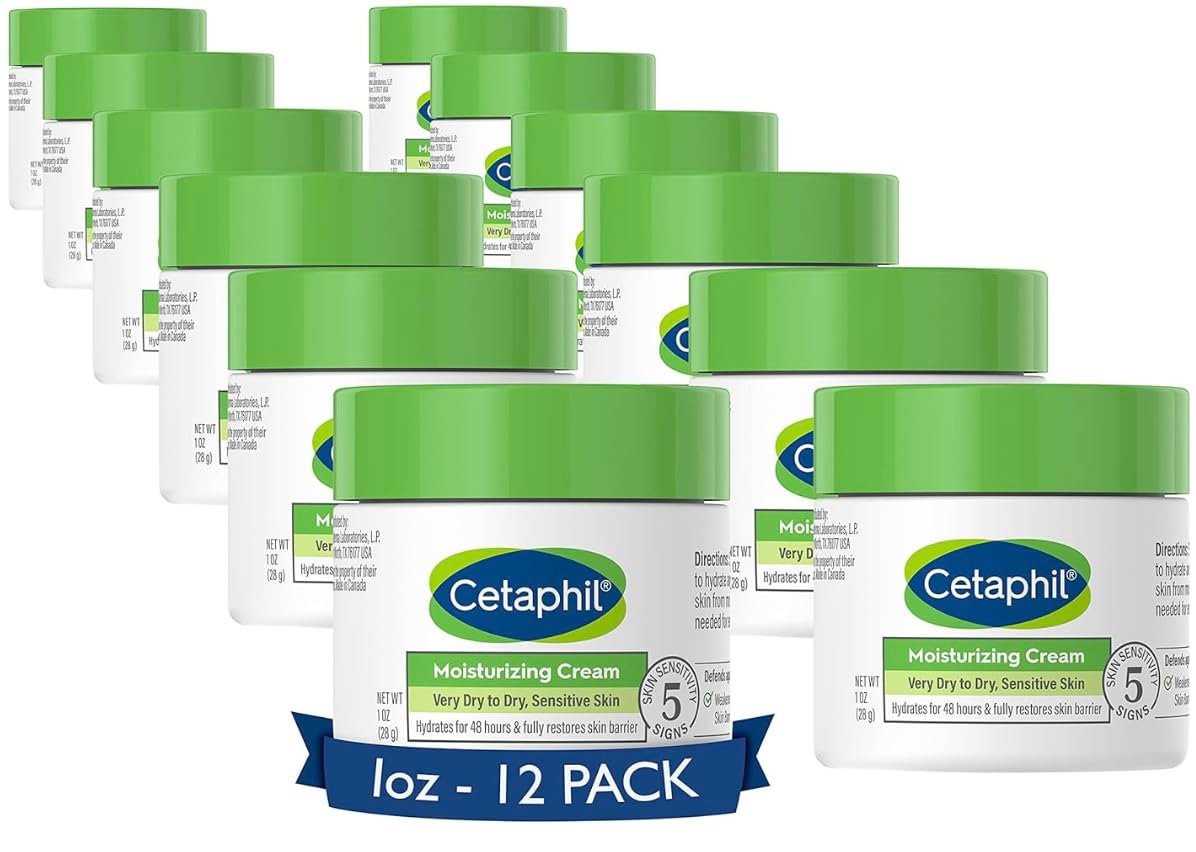 Cetaphil Moisturizing Cream Dry to Very Dry Skin (1 oz, 12-pack)/144pk