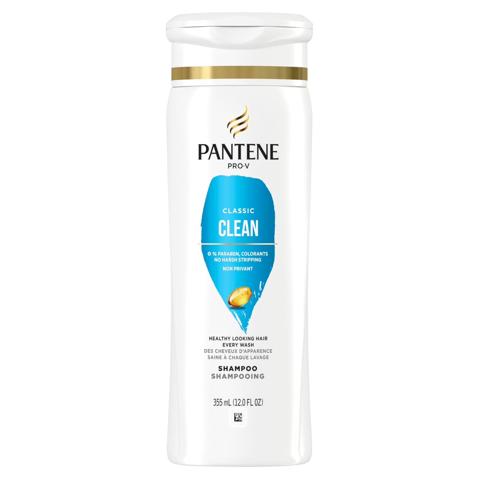 Pantene Classic Clean Shampoo (12 oz)/6pk