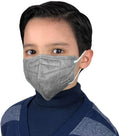 Kids 3D Face Mask Gray 5-Ply (10 ct)/100pk