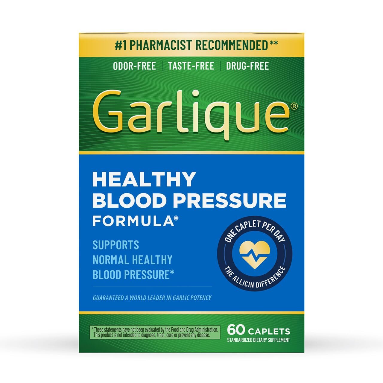 Garlique Garlic Extract Caplets (60 ct)/24pk
