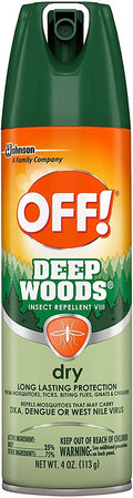 OFF! Deep Woods Dry Aerosol Insect Repellent (4 oz, 6 Pack)/12pk