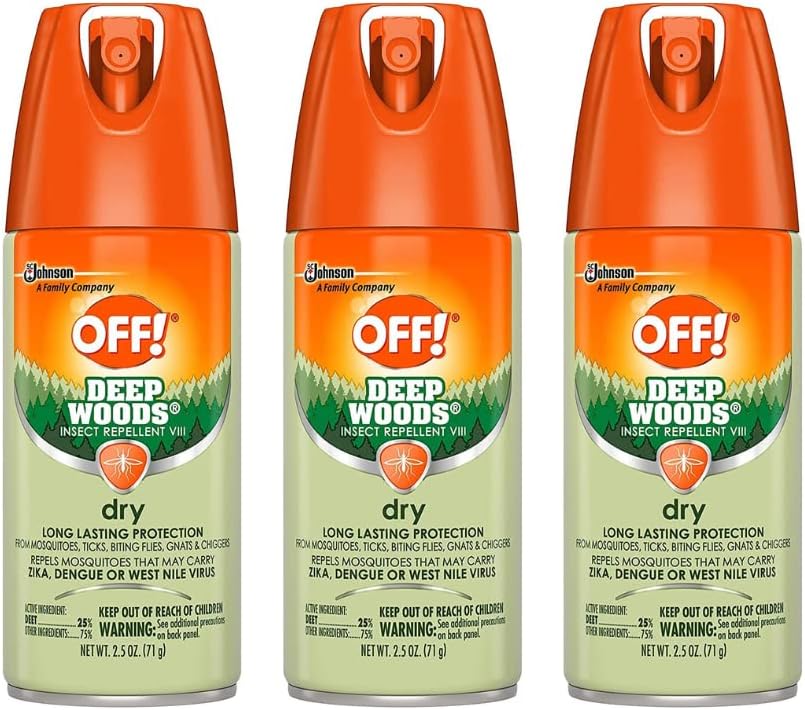OFF! Deep Woods Dry, 2.5 oz — 12 Per Case