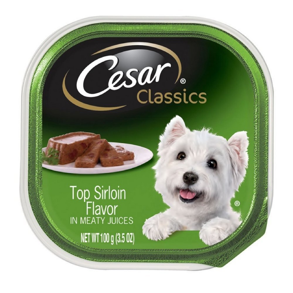 Cesar Classics Dog Food Top Sirloin (3.5 oz, 24 Pack)/24pk