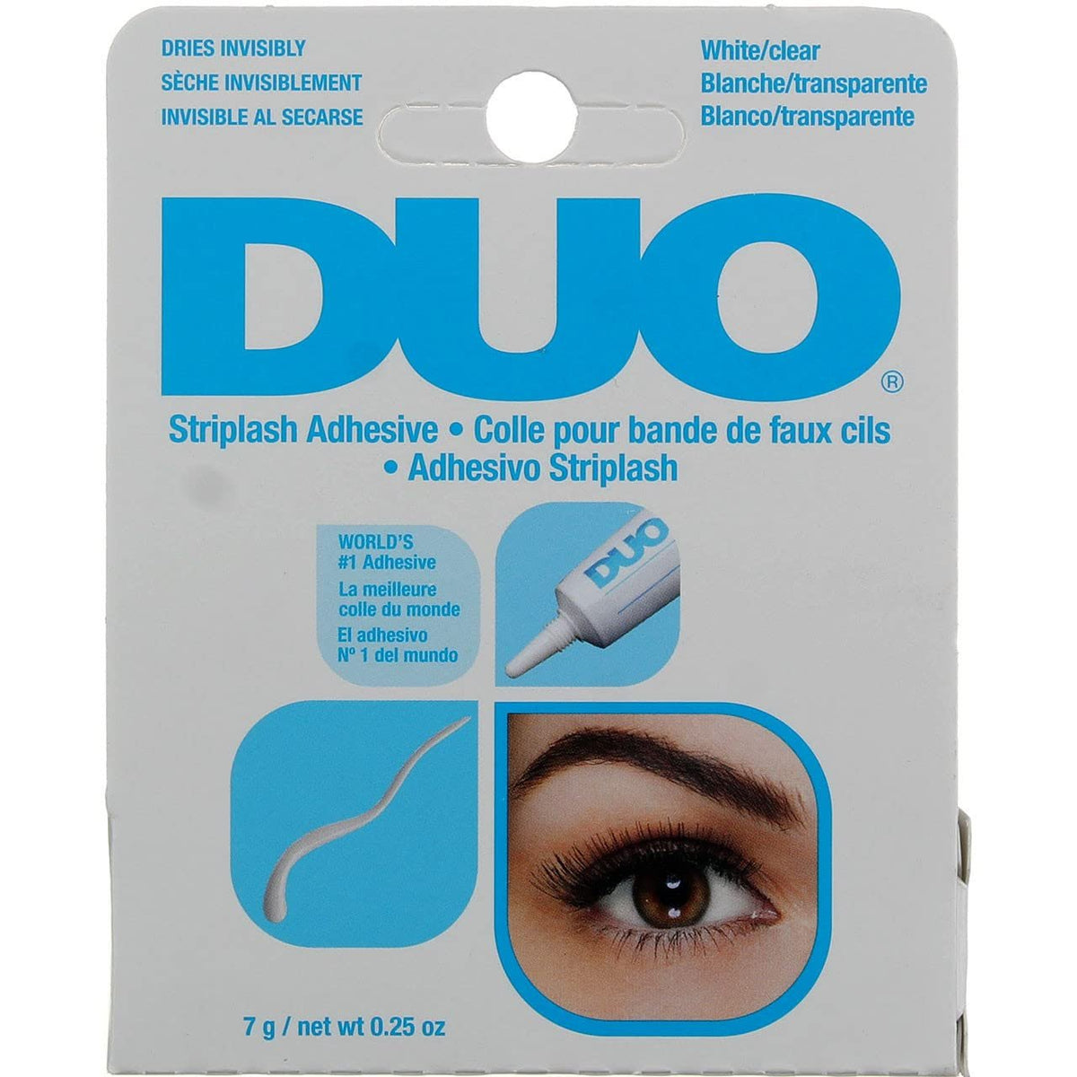 Duo Eyelash Adhesive White/Clear (0.25 oz, Pack of 3)/36pk
