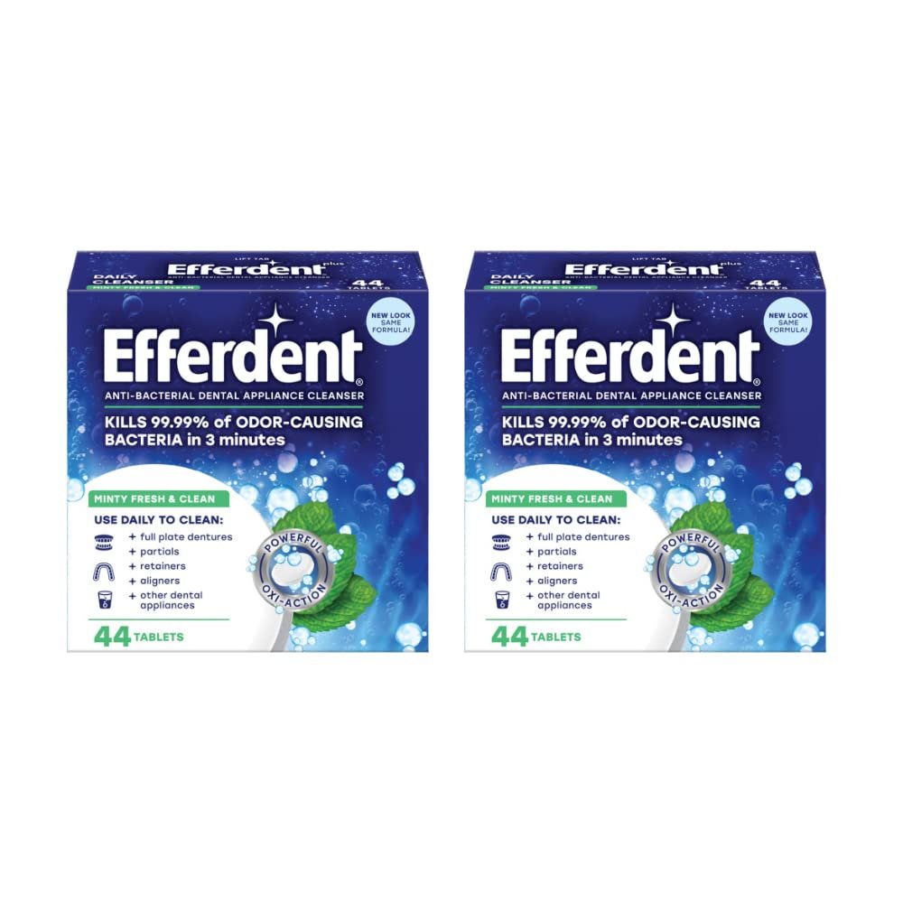 Efferdent Retainer Cleaning Tablets (44 ct, 2-pack)/6pk