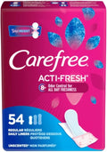 Carefree Regular Unscented Liners, 54 ct — 4 Per Case