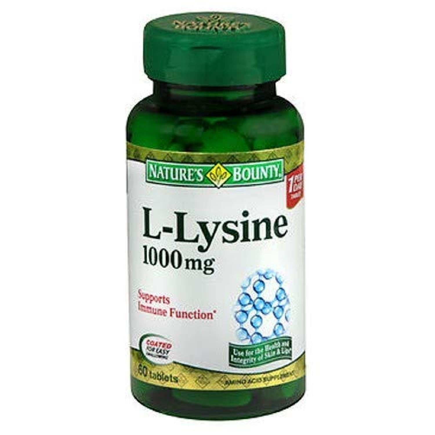 Nature's Bounty L-Lysine (60 Count)/24pk