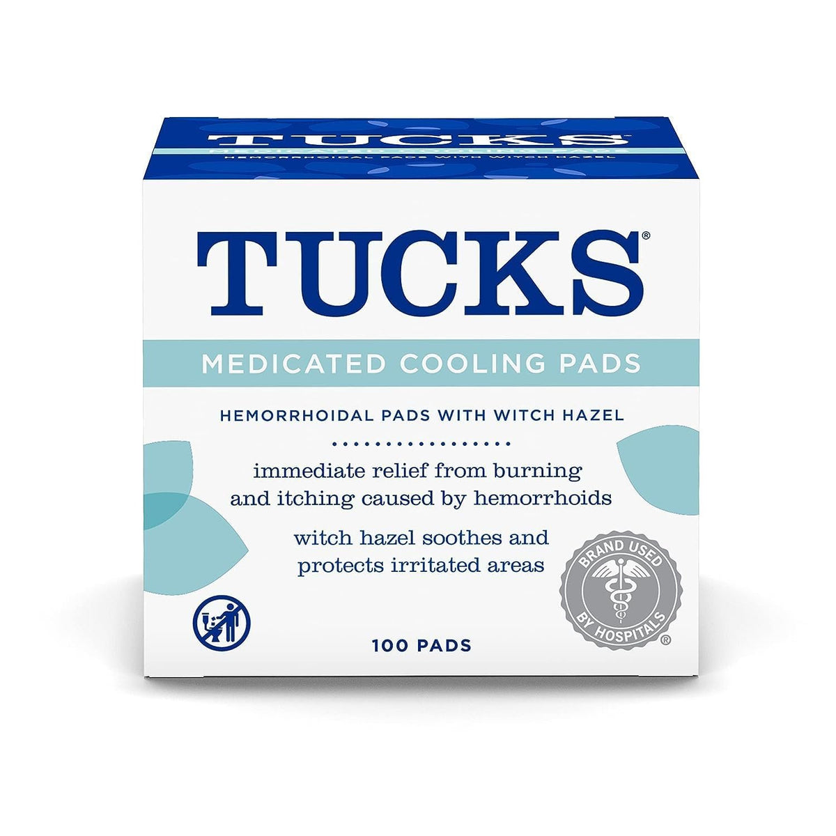 Tucks Medicated Cooling Pads (100 count)/12pk