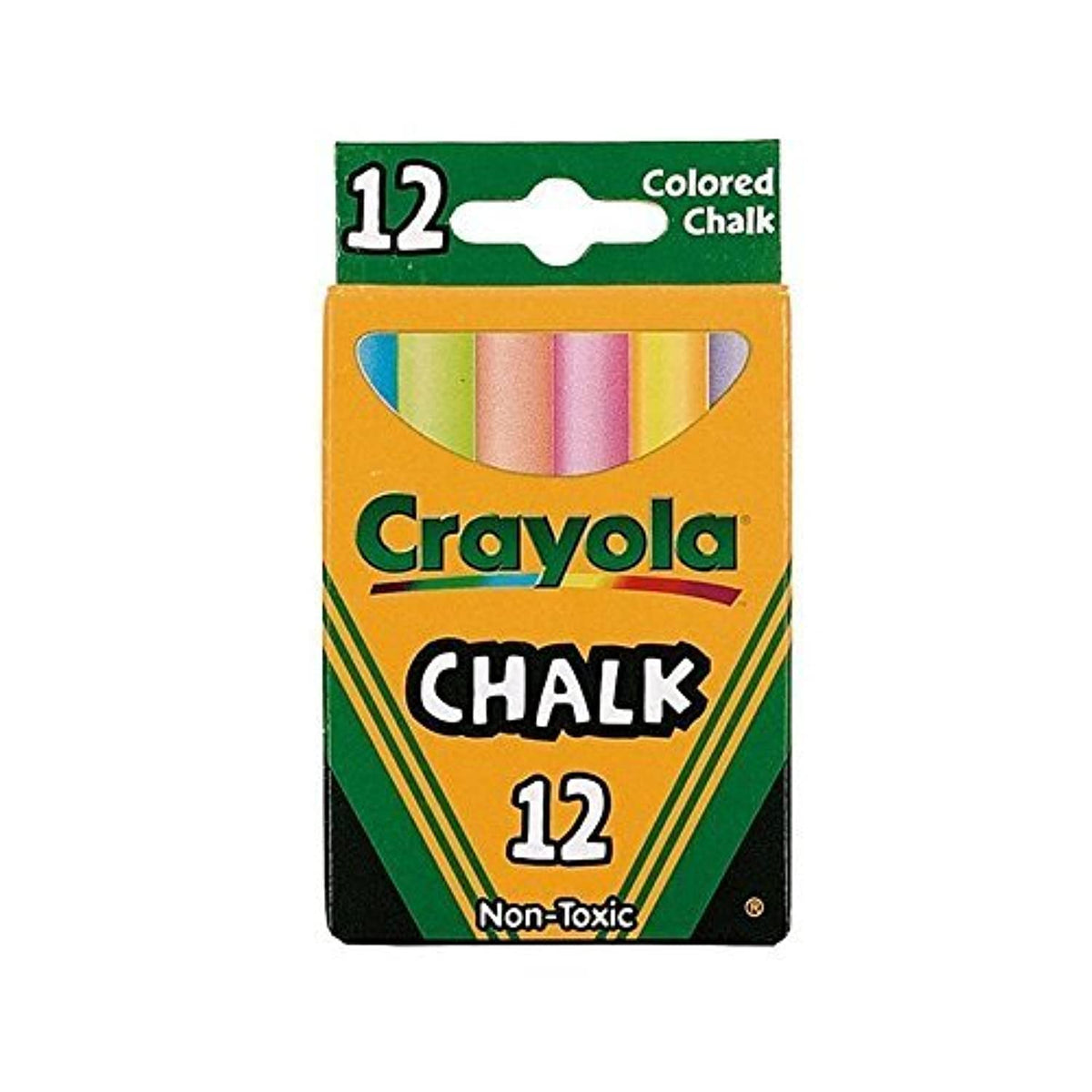 Crayola Chalk Sticks Colored 12 — Case of 36