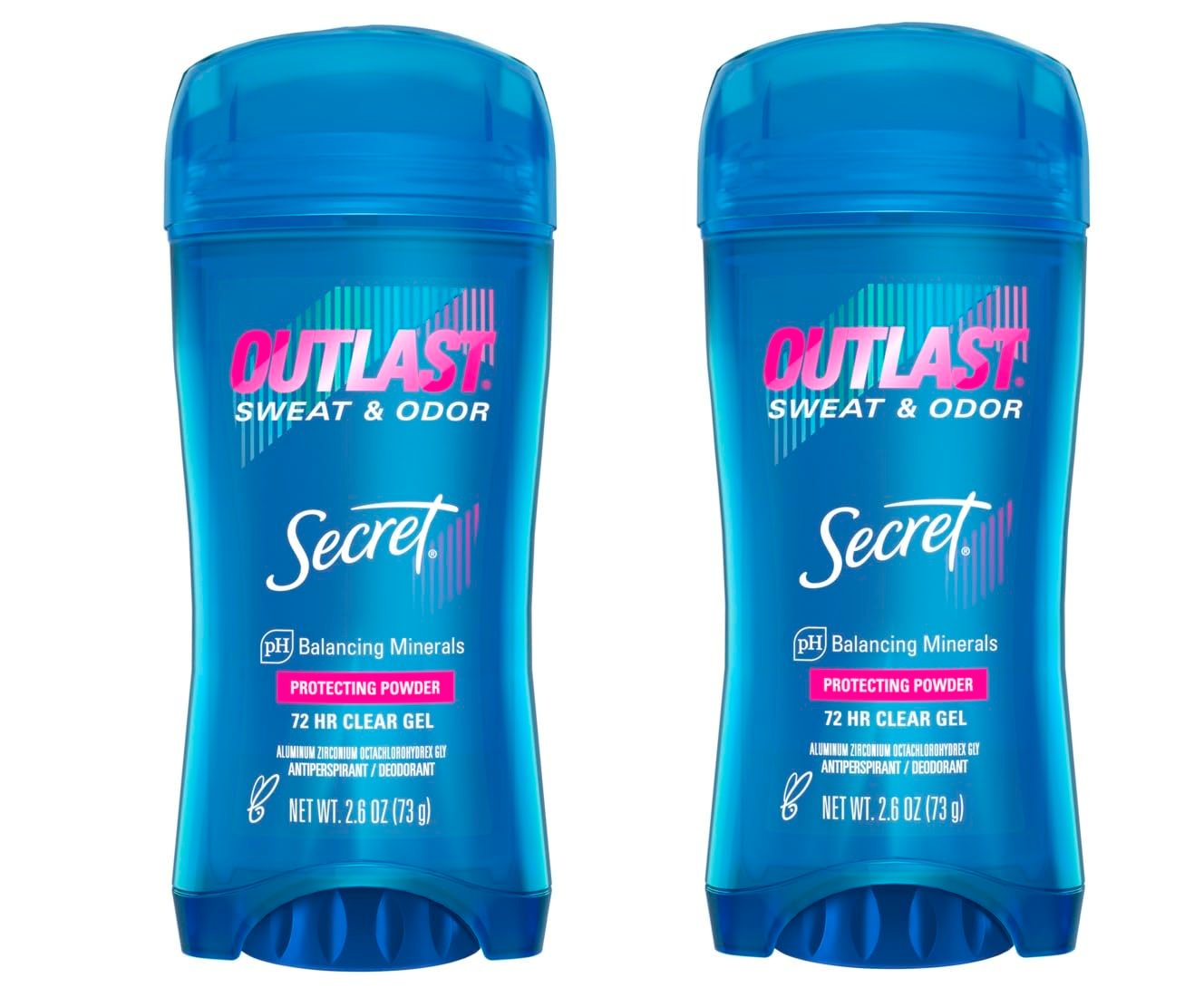 Secret Clear Gel Antiperspirant (2.6 oz, 2 Pack)/12pk