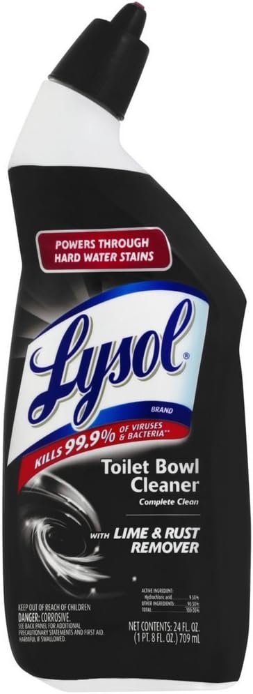Lysol Toilet Bowl Cleaner Lime & Rust (24 oz)/9pk