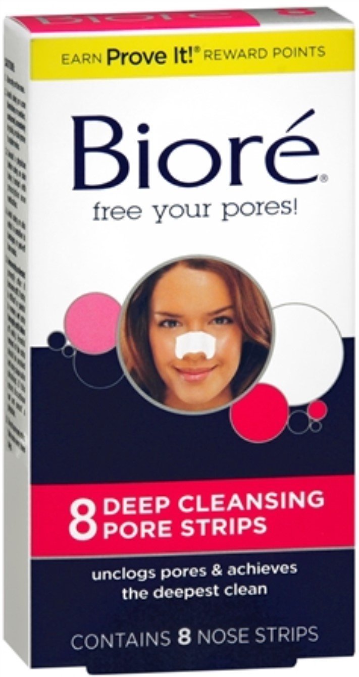 Biore Pore Strips (8 Count)/12pk